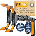 EZPIK Classic 32” Folding Grabber Reacher Tool with Dual Magnets, Heavy Duty Trash Picker Upper Grabber for Seniors & Disabled Users, Aluminum Pickup Tool for Everyday Reaching Aids (Black, 2 Pack)