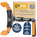 EZPIK Classic 40” Folding Grabber Reacher Tool with Dual Magnets, Heavy Duty Trash Picker Upper Grabber for Seniors & Disabled Users, Aluminum Pickup Tool for Everyday Reaching Aids (Black)