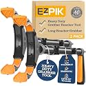 EZPIK Classic 40” Folding Grabber Reacher Tool with Dual Magnets, Heavy Duty Trash Picker Upper Grabber for Seniors & Disabled Users, Aluminum Pickup Tool for Everyday Reaching Aids (Black, 2 Pack)