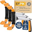 EZPIK Pro 34" Grabber Reacher Tool for Seniors - Grabbers for Elderly Reaching Tool Heavy Duty Pickup Trash Picker Upper Equipment - Claw Grabber Stick for Reaching Aids, Weed Gripper 3-Pack