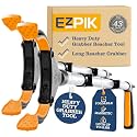 EZPIK Pro 43" Foldable Grabber Reacher Tool for Seniors - Grabbers for Elderly Reaching Tool Heavy Duty Pickup Trash Picker Upper Equipment - Claw Grabber Stick for Reaching Aids, Weed Gripper 2-Pack