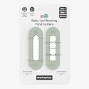 ezpz Baby-Led Weaning Food Cutters (2 pack in Sage) - 6/9 Months +
