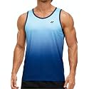EZRUN Men's Quick Dry Workout Tank Top UPF 50+ Sweat-Wicking Gym Shirt