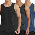 EZRUN Men's Quick Dry Workout Tank Top UPF 50+ Sweat-Wicking Gym Shirt
