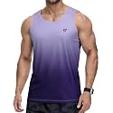 EZRUN Men's Quick Dry Workout Tank Top UPF 50+ Sweat-Wicking Gym Shirt