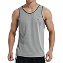 EZRUN Men's Quick Dry Workout Tank Top UPF 50+ Sweat-Wicking Gym Shirt