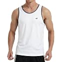 EZRUN Men's Quick Dry Workout Tank Top UPF 50+ Sweat-Wicking Gym Shirt