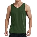 EZRUN Men's Quick Dry Workout Tank Top UPF 50+ Sweat-Wicking Gym Shirt
