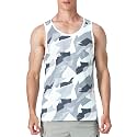 EZRUN Men's Quick Dry Workout Tank Top UPF 50+ Sweat-Wicking Gym Shirt