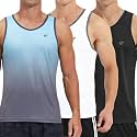 EZRUN Men's Quick Dry Workout Tank Top UPF 50+ Sweat-Wicking Gym Shirt