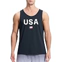 EZRUN Men's Quick Dry Workout Tank Top UPF 50+ Sweat-Wicking Gym Shirt