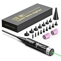EZshoot Bore Sight Kit Bright Green or Red Dot BoreSighter with Big Button Switch for .17 to 12GA Caliber