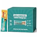 FiT Nutrition High Protein Energy Bar - Almond, Sea Salt & Dark Chocolate | 73% Almonds + Sea Salt - Tastes Like A Treat | No Added Sugar, No Artificial Flavours, Gluten Free - Healthy & Tasty Snack For Kids & Adu