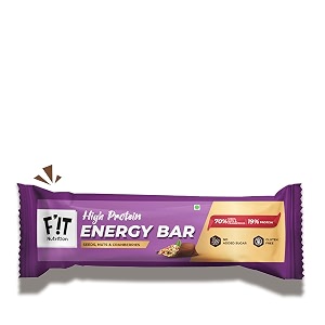 fit nutrition high protein energy bar - seeds nuts amp cranberries  70 seeds nuts and cranberries with 19 protein - delicious on-the-go energy boost  no added sugar no artificial flavours gluten free - healthy amp tasty snack for kids amp adults 4 x 35gm