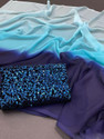 f cloth Unstitched Cotton Silk Blouse Material Self Design