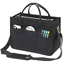 F-color College Tote Bag for School - Large Nurse Bag Zipper Pockets