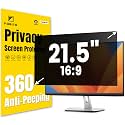 F FORITO 21.5 Inch 16:9 360°Privacy Screen Protector for Computer Monitor, Removable Eye Protection Anti Blue Light Anti Glare Computer Screen Privacy Shield for 21.5" Widescreen Monitors