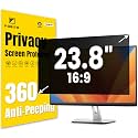 F FORITO 23.8 Inch 16:9 360°Privacy Screen Protector for Computer Monitor, Removable Eye Protection Anti Blue Light Anti Glare Computer Screen Privacy Shield for 23.8" Widescreen Monitors