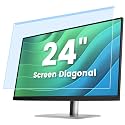 F FORITO 24 Inch Anti Blue Light Screen Protector Panel for Computer Monitor, Anti-Glare Matte Acrylic Hanging Filter for 24 inch 16:9 Widescreen Desktop PC LED Monitor(21.26"x13.39")