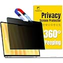 F FORITO Magnetic Privacy Screen Protector Compatible with MacBook Air 13 inch (2018, 2019, 2020, 2021, M1), Removable 360° Anti Peeping Anti Blue Light Laptop Privacy Shield