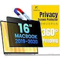F FORITO Magnetic Privacy Screen Protector Compatible with MacBook Pro 16 inch (2019-2020, A2141), Removable 360° Anti Peeping Anti Blue Light Anti Glare Laptop Privacy Shield