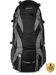 f gear penny rucksack  - 75 l black grey
