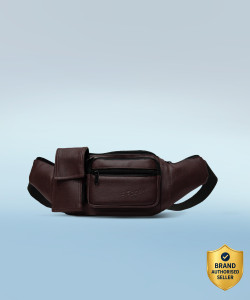 F Gear Potent Art Leather Brown Adjustable