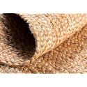 F R Creation Jute Reversible Braided Natural