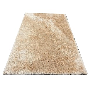 F R Creation Polyester Shaggy Bedside Runner