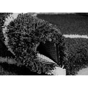 F R Creation Polyester Shaggy Bedside Runner