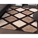 F R Creation Polyester Shaggy Bedside Runner