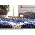 F R Creation Polyester Shaggy Bedside Runner