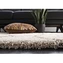 F R Creation Premium Shaggy Carpet Bedside