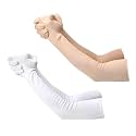 F Y V Cotton Full Finger Hand Arm Sleeves for Unisex – UV Sunburn and Dust Protection Arm Covers for Outdoor Riding Driving Biking and Daily Use