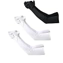 F Y V Cotton Full Finger Hand Arm Sleeves for Unisex – UV Sunburn and Dust Protection Arm Covers for Outdoor Riding Driving Biking and Daily Use