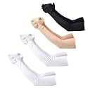 F Y V Cotton Full Finger Hand Arm Sleeves for Unisex – UV Sunburn and Dust Protection Arm Covers for Outdoor Riding Driving Biking and Daily Use