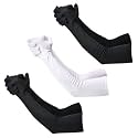 F Y V Cotton Full Finger Hand Arm Sleeves for Unisex – UV Sunburn and Dust Protection Arm Covers for Outdoor Riding Driving Biking and Daily Use