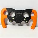F1-Style Racing Wheel for Logitech G29 G920 G923 – Ergonomic Handles – Enhanced Grip &amp; Comfort for Racing Sims (Orange)