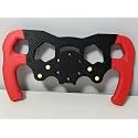 F1-Style Racing Wheel for Logitech G29 G920 G923 – Ergonomic Handles – Enhanced Grip &amp; Comfort for Racing Sims (Red)