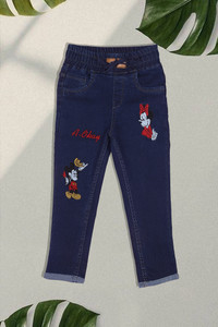 F2M Slim Girls Blue Jeans