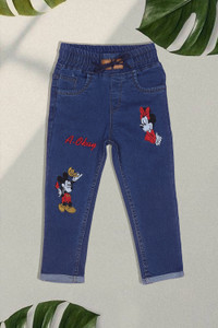 F2M Slim Girls Blue Jeans