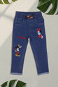 F2M Slim Girls Blue Jeans