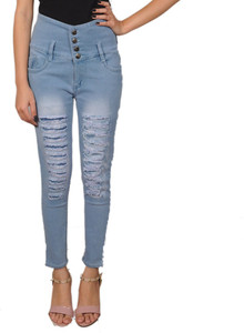 F2M Slim Women Light Blue Jeans