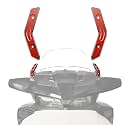 F3 Aluminum Windshield Molding Decor Trim Kit,Windscreen Stabilizer Protector for Can Am Spyder F3-L/F3-T 2016-2025 Models Accessories (Red Style)