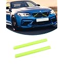 F30 Front Grille Trim, M-Sport V Brace Grille Inserts Stripes Trim Compatible with BMW 3 Series 4 Series F30 F32 320 328i 330 335 428 435 Front Grille Inserts 2pcs(green)