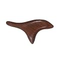 Wooden Gua Sha Facial Tool. Firm Face Muscles, Reduce Puffiness, Facial Tension, Helps Lymphatic Drainage. GuaSha Beauty Tool for Body Neck Eyes (Brown)