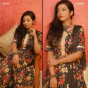 THE FAB FACTORY Women Viscose Rayon Kurta Dupatta Set