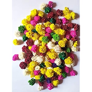 artificial flower multicolour 150 pieces artificial flower