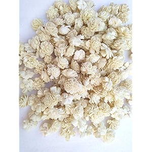 artificial dry assorted flower mini rose 35cm white 150 piece