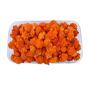 artificial dry assorted flower mini rose 35cm orrange 150 piece